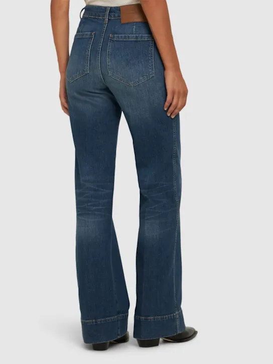 Victoria Beckham   Alina denim medium waist wide jeans 