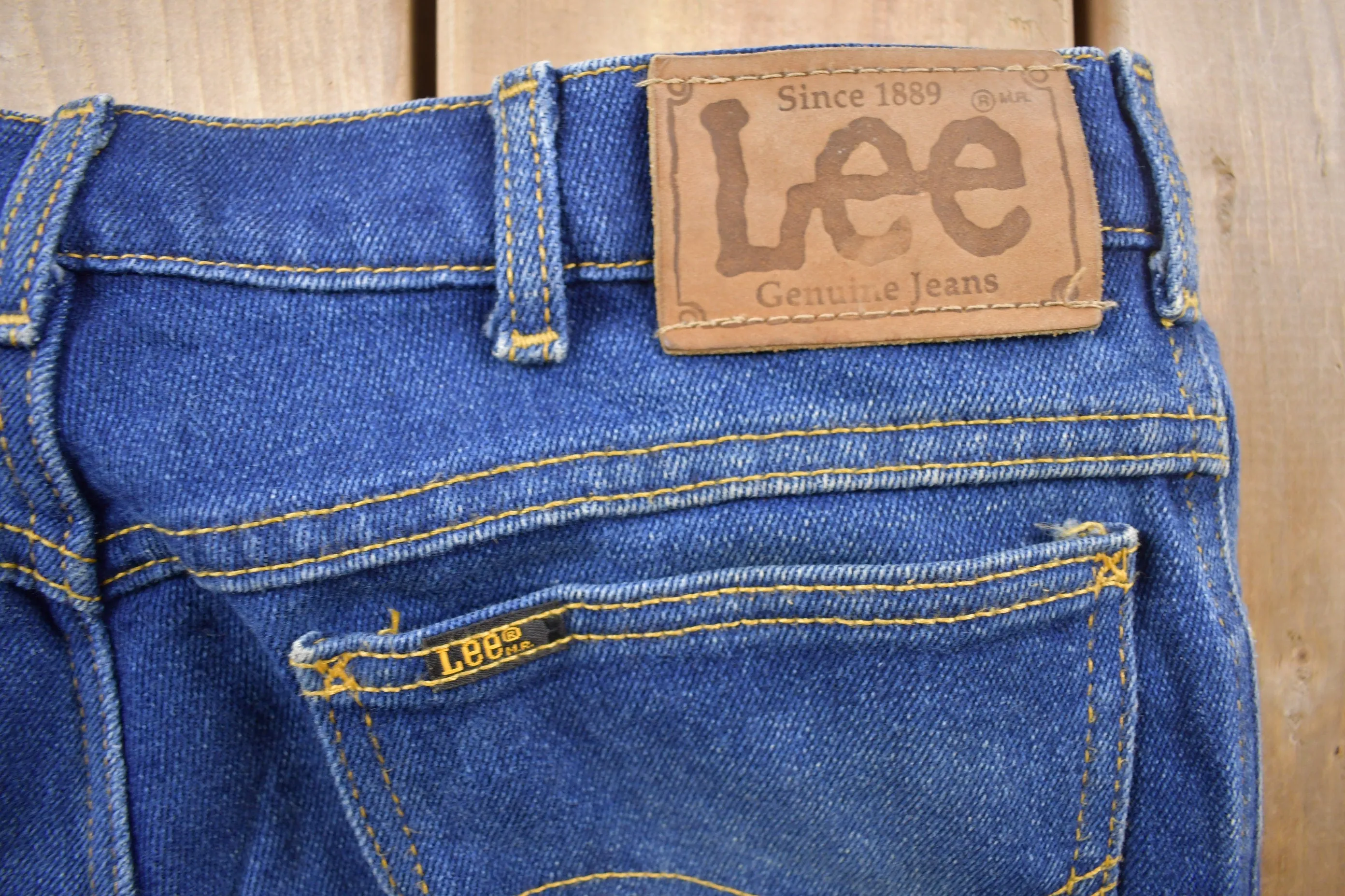 Vintage 1990s Lee Denim Blue Jeans Size 32 x 28
