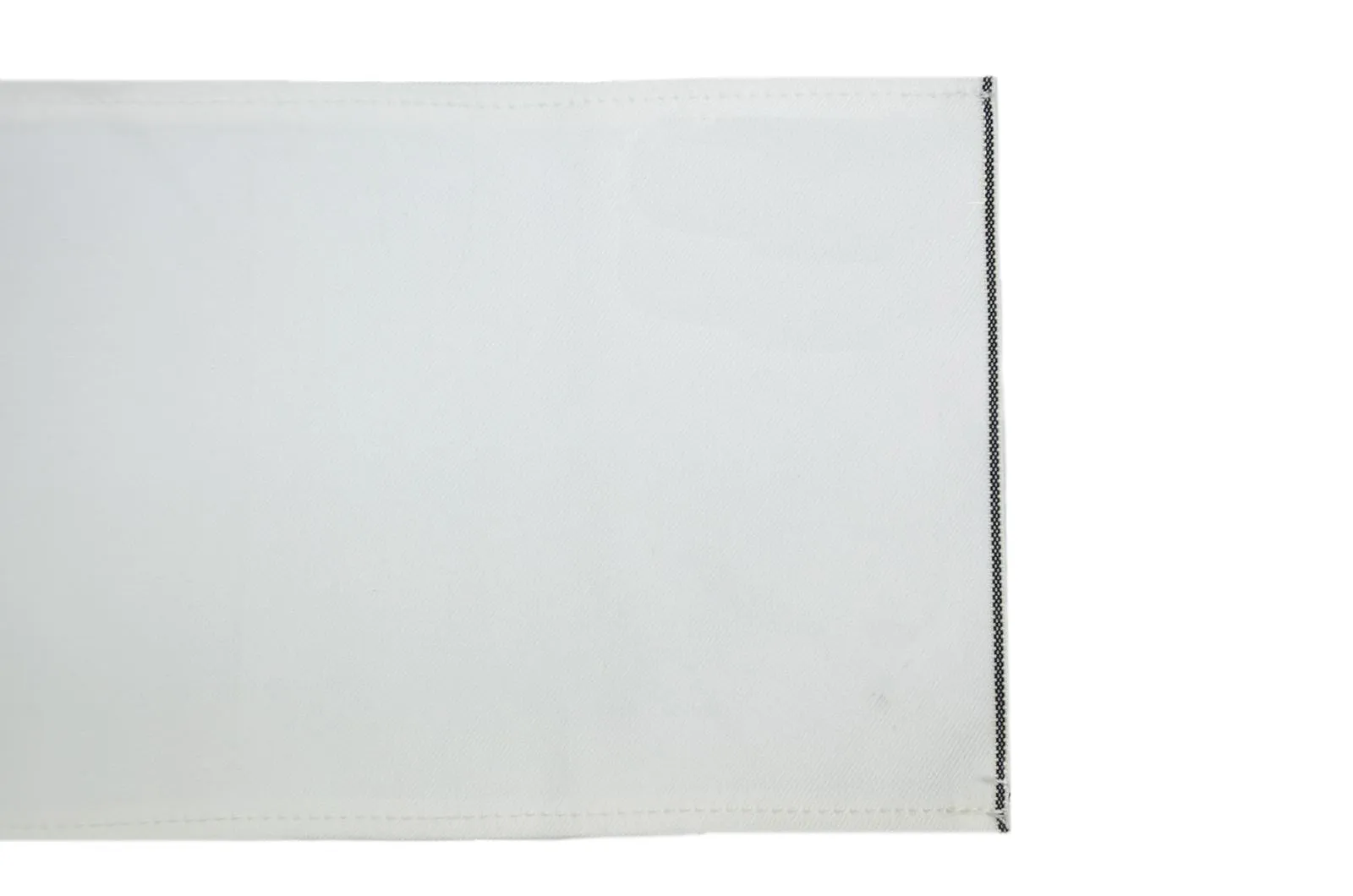 WHITE DENIM BLACK SELVEDGE