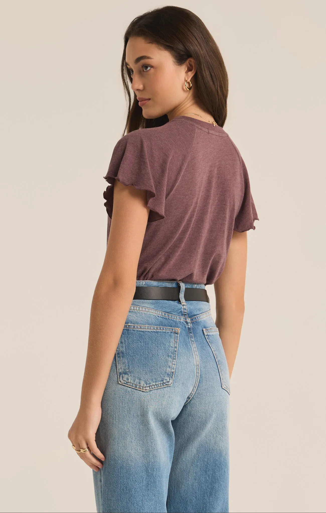 Z Supply Abby Flutter Tee
