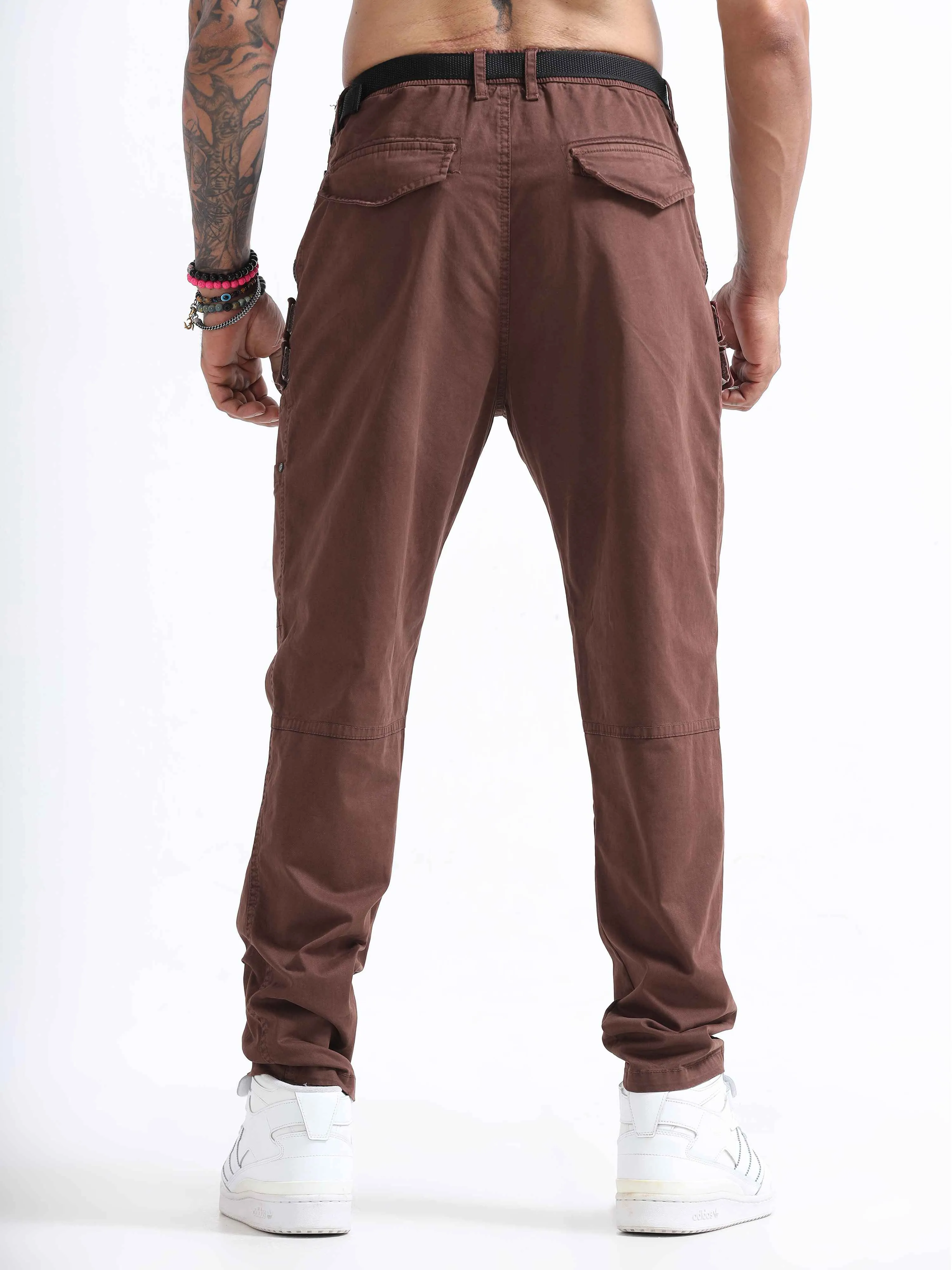 ZipCore Utility Pant In Brown